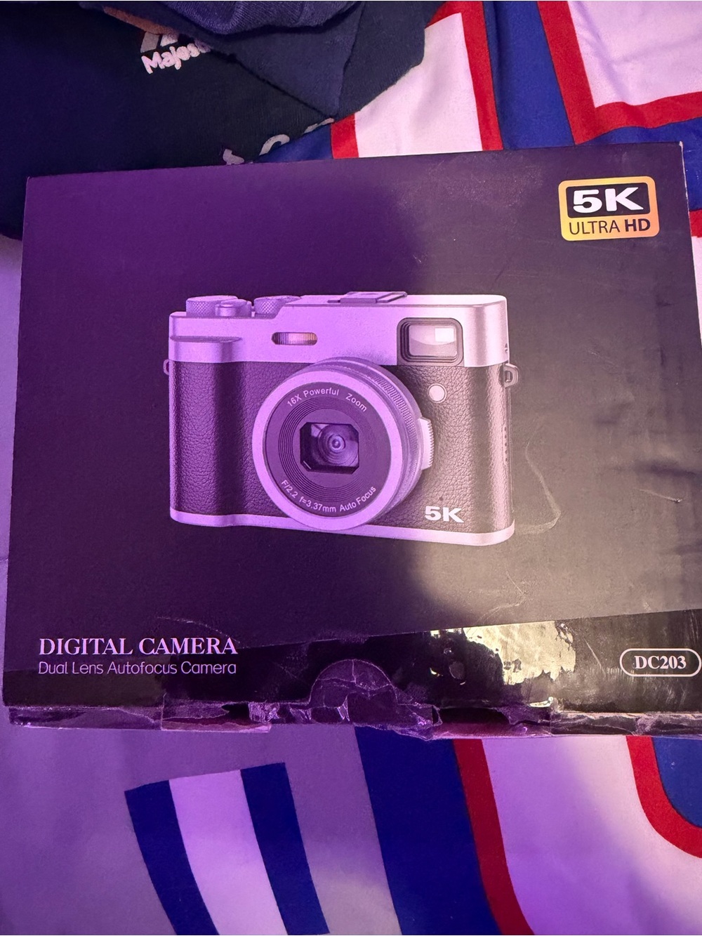 Amazon 5K Digital Camera - Black and Silver
